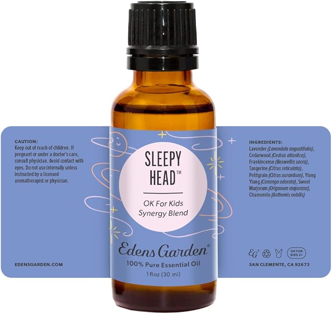 Edens Garden Sleepy Head Essential Oil Blend- 100% Pure Premium Grade, Undiluted, Natural, Therapeutic, Aromatherapy, The Best for Candle, Humidifiers, Kid Safe 30 ml (1 fl oz)