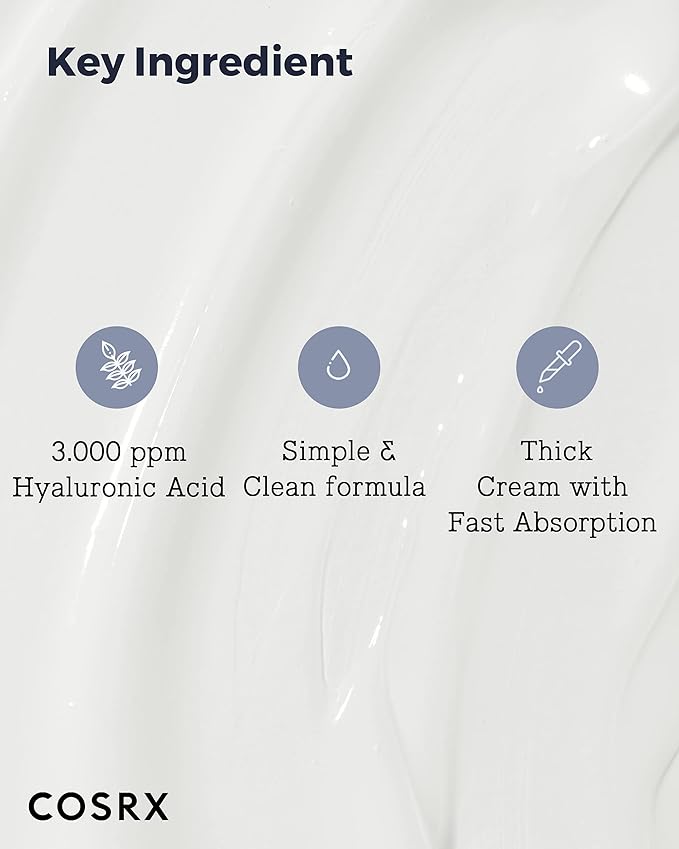 COSRX Skin Flooding Routine- Hyaluronic Acid Cream + Essence, Rice Moisturizing Cream and Essence to Hydrate Sensitive & Dry Skin, For All Skin Types, Korean Skin Care