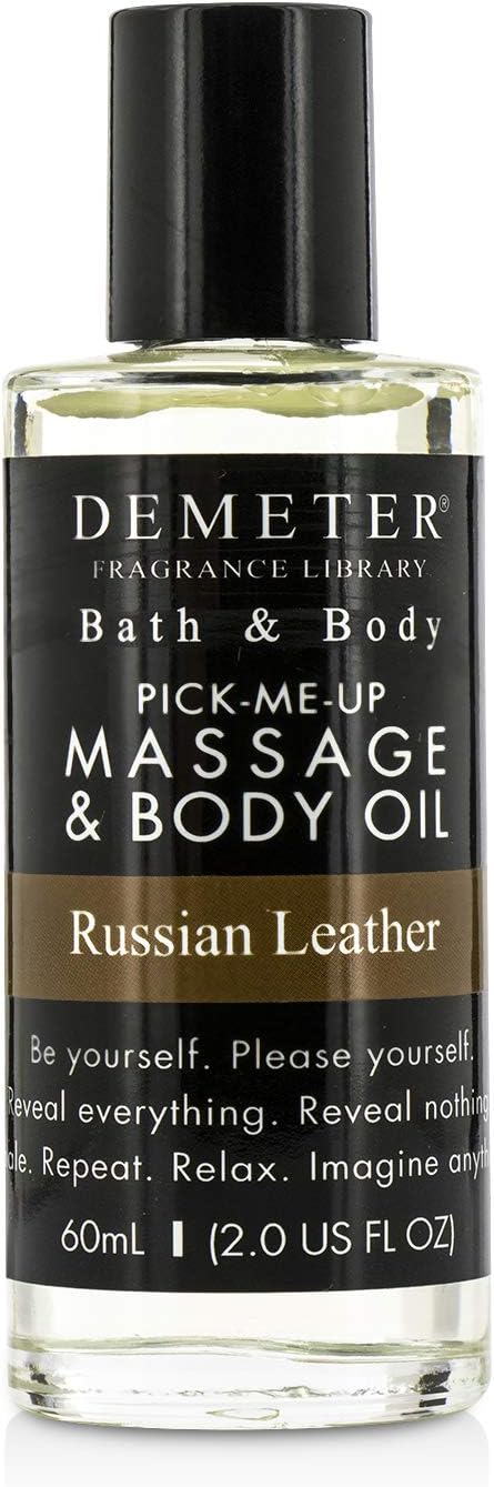 Demeter Russian Leather Massage & Body Oil 60ml/2oz
