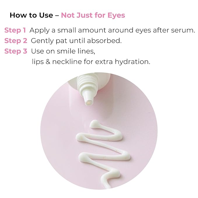 24K Gold Eye Cream – Dark Circle & Wrinkle Treatment, Hydrating & Brightening Under Eye Care, Anti-Aging & Firming for Fine Lines, Korean Skincare for Women & Men