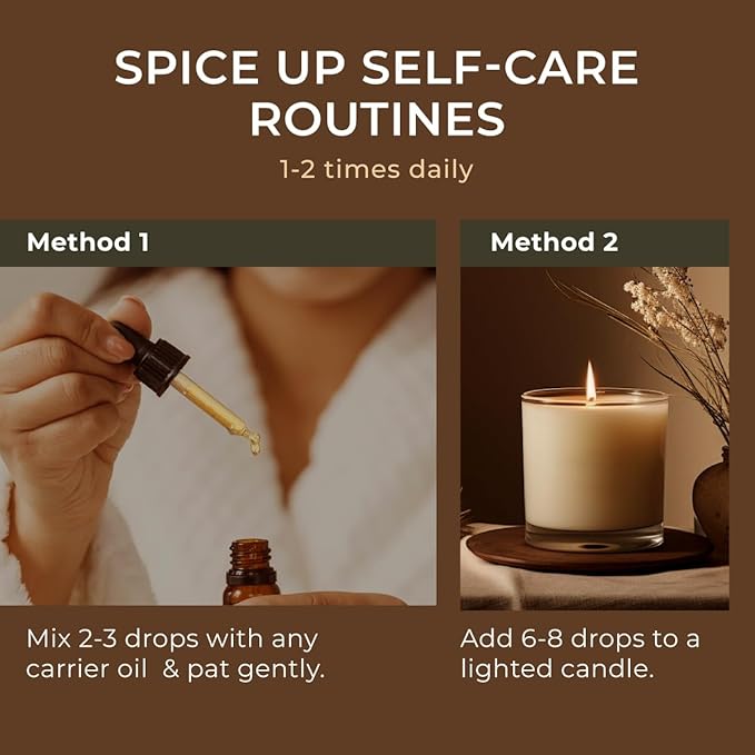 Gya Labs Pink Pepper Essential Oil for Skin - 0.34 Fl Oz - 100% Pure Natural Pink Pepper Oil for Diffuser, Face, DIY Candle Making & Massage Aromatherapy - Crisp Peppery & Spicy Scent