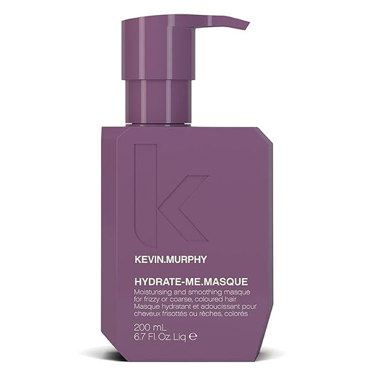 KEVIN.MURPHY HYDRATE-ME.MASQUE - Masque for Damaged Hair - For Normal to Dry Hair - Repair Formula - With Baobab Seed Oil & Rose Hip - Sulphate Free Care - 200 mL / 6.7 fl oz