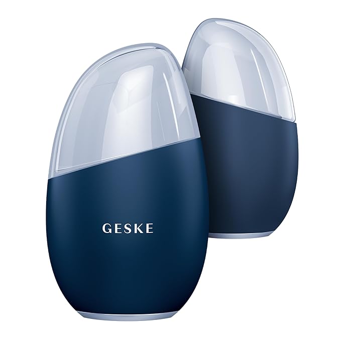 SmartAppGuided™ Cool & Warm Eye & Face Massager | 7 in 1 | Multi Massager | Face & Neck | Battery-free Cooling & Warming | Firms, Relaxes & De-Puffs Skin | Eye-Nose Area Targeted Design