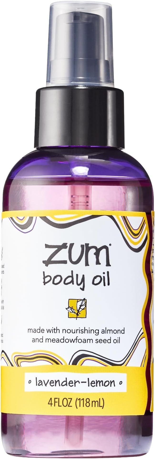 Indigo Wild Zum Massage and Body Oil - Lavender-Lemon - 4 fl oz