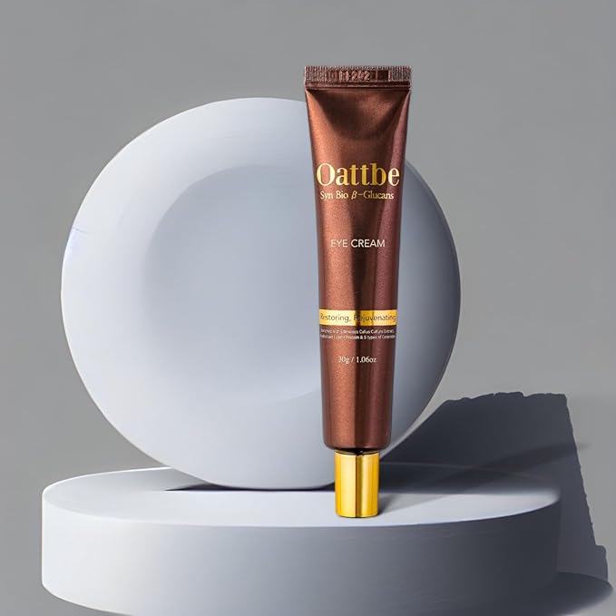 Eye Cream with SYN-BIO B-Glucan - Reduces Wrinkles, Brightens Dark Circles, Hydrates & Firms Skin - Gentle for All Skin Types - Quick Absorbing, Non-Sticky Formula