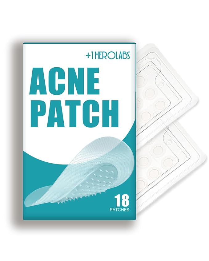 Microdart Acne Patch (18 Patches) - Hyaluronate, Salicylic Acid, Vitamin C, Microdart Pimple Patch for Deep, Early Stage and Hidden Pimples (18 Count (Pack of 1))