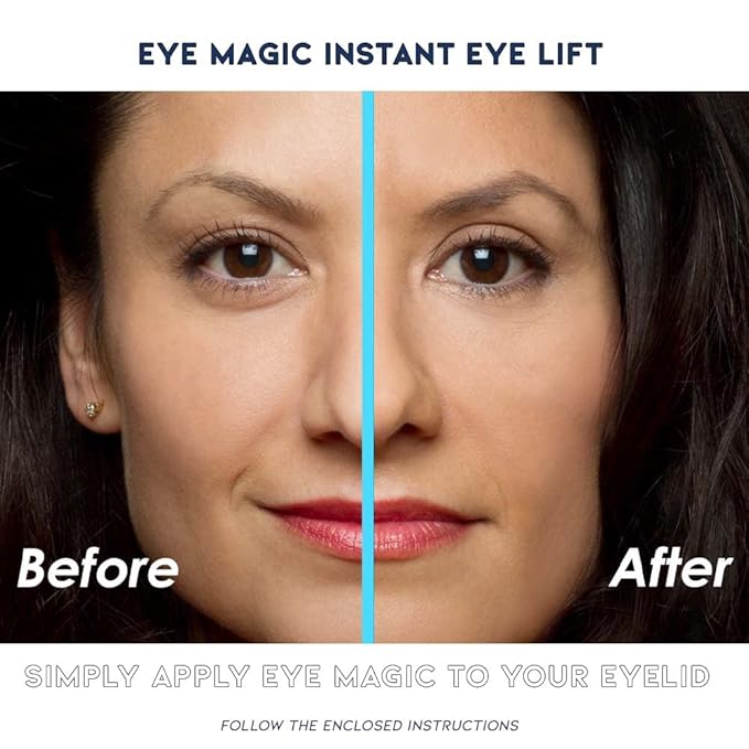 Premium Eye Lift (S/M Kit + Gel) Made in America Instantly Lifts and Defines Droopy, Sagging or Hooded Eyes Safe for Daily Use