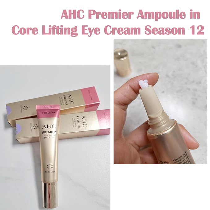 Quick moisturizing charge, Deep nutrition eye cream For AHC Premier Ampoule in Core Lifting Eye Cream Season12, 40ml (2 SET)