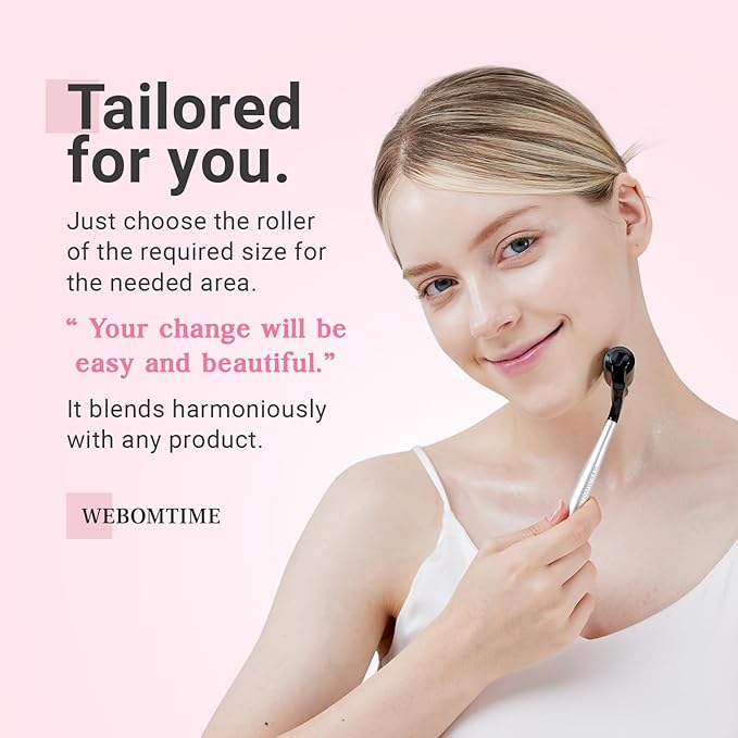 Derma Roller Kit for Hair Beard Face Body Scalp 5-in-1 0.25mm Titanium Microneedle Roller Ice Roller Steel handle