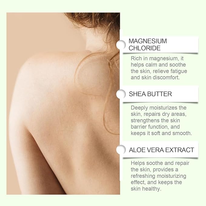 Neuropathy Mama Oasis Lotion,Neuropathy Magnesium Cream For Neuropathy Magnesium Body Butter Deeply Moisturizes Skin, Neuropathy Cream Magnesium,Keep Soft Smooth.