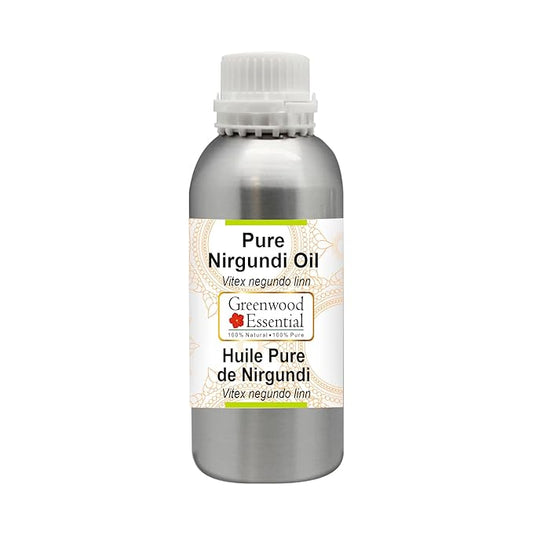 Pure Nirgundi Oil (Vitex negundo Linn) Natural Therapeutic Grade for Hair, Skin & Aromatherapy 1250ml (42 oz)