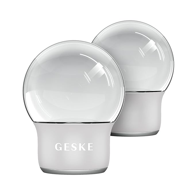 SmartAppGuided™ Cool & Warm Face & Body Massager | 7 in 1 | Multifunctional Massager | Face & Body | Battery-free Cooling & Warming | Firms, Relaxes & De-Puffs Skin | Globular Design