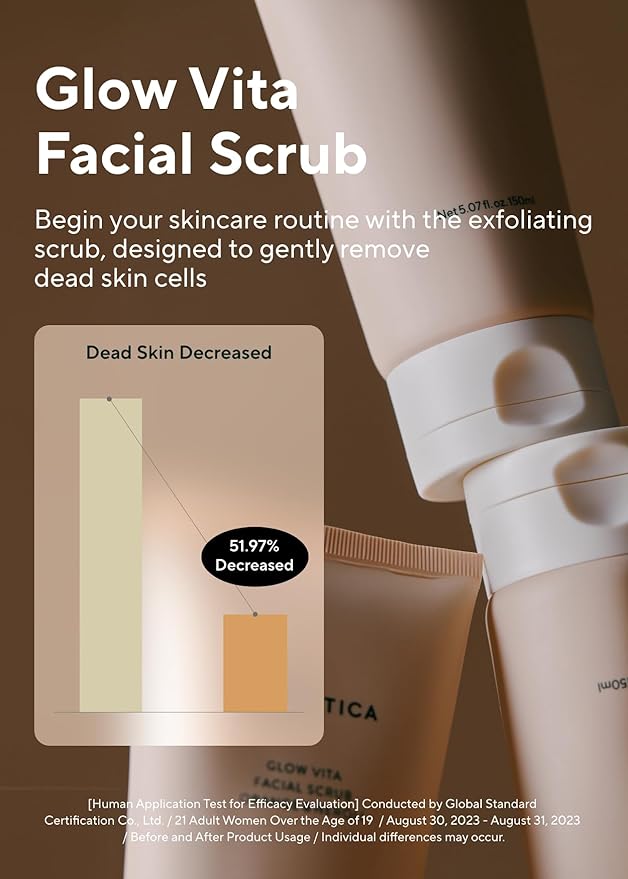 AROMATICA Glow Vita Trial Kit - Travel Size Skin Care Set [Vitamin C Serum 0.5 fl.oz, Facial Scrub 0.5 fl.oz, Goodnight Cream with Retinol 1oz] - Travel Kit for Women | Mothers day gifts for mom