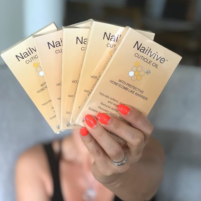 Nailvive Six Pens Cuticle oil Revitalizing Oils unique natural complex of rich oils to provide moisture, protect nourish dry brittle cracked cuticles, nails, and skin (CUTICLE OIL 6X PACK)