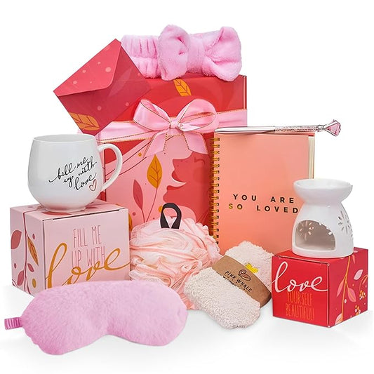 Luxury Spa Gift Box – Pampering & Relaxation Set for Birthday, Mother’s Day, Christmas – Gifts for Women, Grandma, Wife, Sister, Best Friend, or Girlfriend – Self-Care Essentials