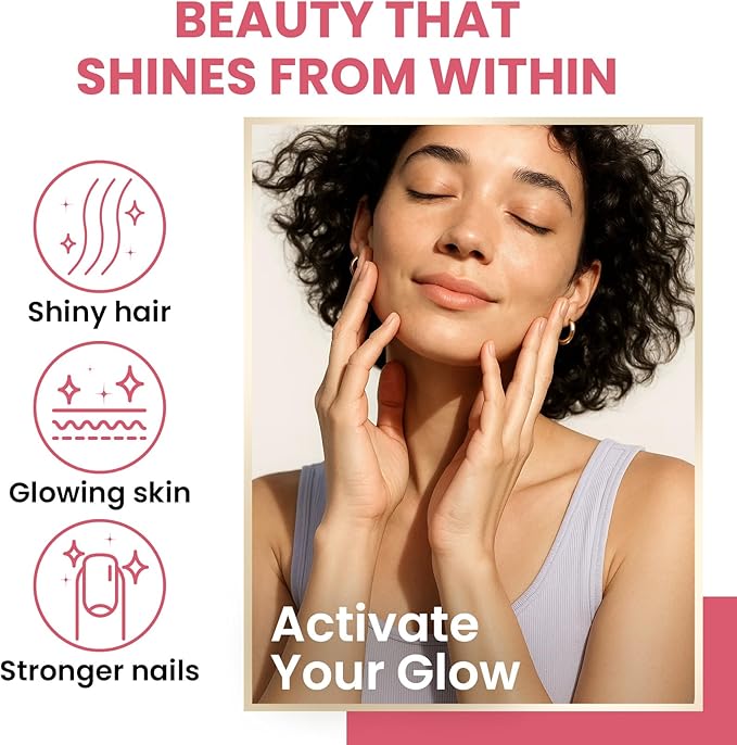 Venture Pal Biotin Gummies with Collagen & Keratin - Hair Growth Support Skin and Nail Strength Vitamins for Women & Men - Biotin 10000mcg | B-Complex | Saw Palmetto - Sugar Free, Non-GMO, 60ct