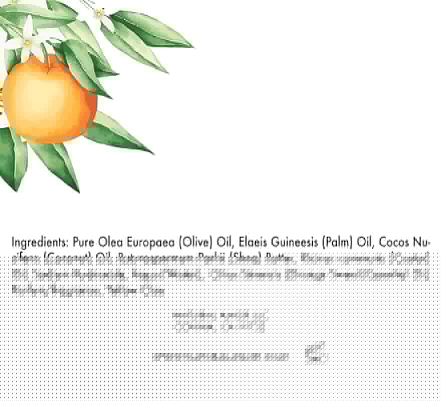 Natural Amor Citrus Handmade Bath Body Gift Set,4pcs Self Care Gift for Women,Includes Soap Bar, Bath Bomb, Clay Mask, Body Butter- Thank you Gift for Pampering