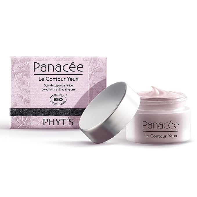 Phyts Panacea Eye Contour - Eye Cream for Radiance and Anti-Aging - Cream for Wrinkles, Sagging, Fatigue and Dehydration Around Eyes - 0.5 oz
