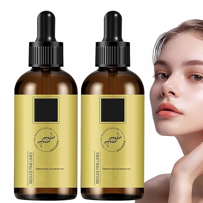2Pcs Anti-wrinkle Firming Serum, Firm and Plump Face Serum, Anti-Aging Lifting Essence for All Skin Types, Hydrate & Moisturize, Reduce Fine Lines Firms Skin
