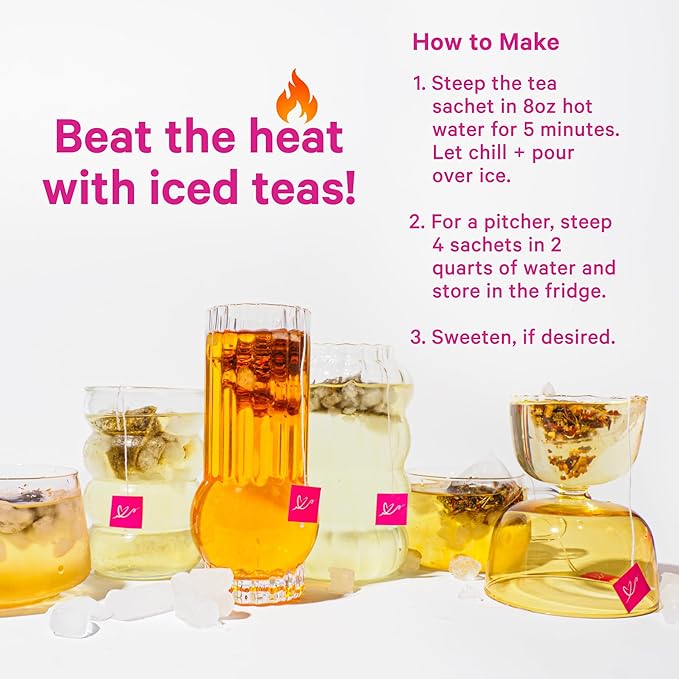 Pink Stork No Flow - Organic Sage Tea to Dry Up Breast Milk Supply and Decrease Milk Production, Stop Breastfeeding, Wean Lactation Naturally, Postpartum Essentials - Hot or Iced - 15 Sachets