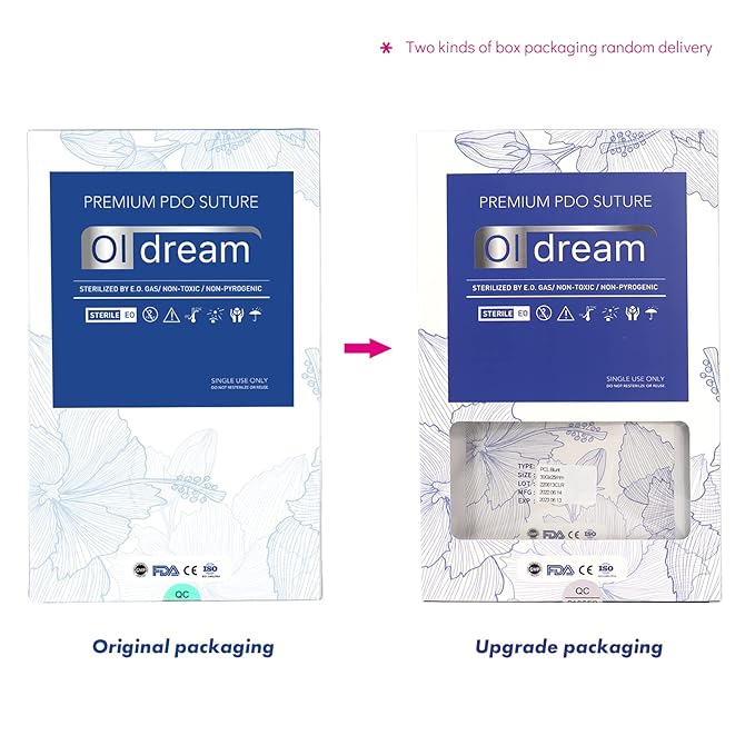 Oldream Pcl Threads Eye Lift for Eyes, Mono Screw Type, B-Type, 30G25MM, 20pcs