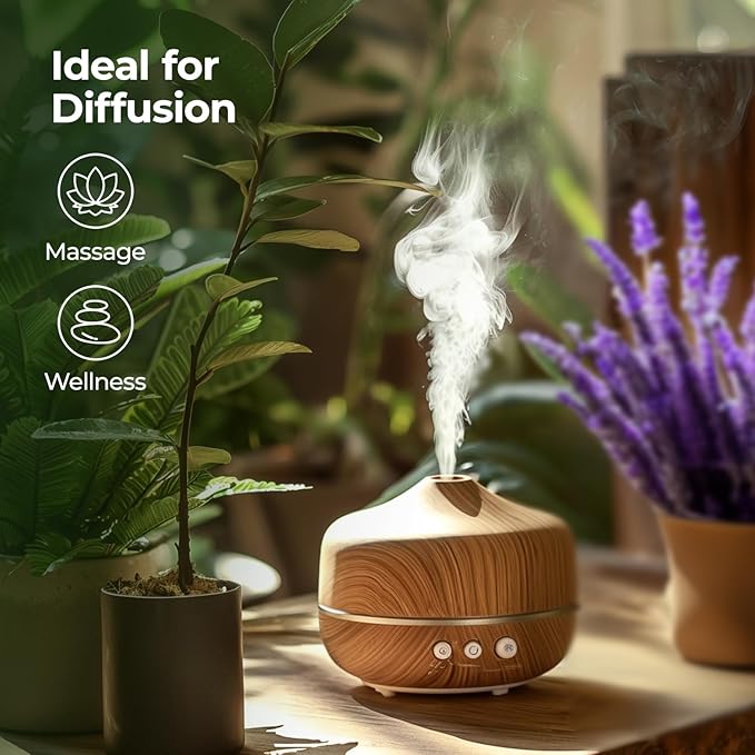 Healing Solutions Organic Lavender Essential Oil Bulk, 16oz - Lavender Essential Oil Large Bottle for Skin, Cleaning & More - Aromatherapy Diffuser Oil - Lavender Oil Spray - Lavender Oil for Cleaning