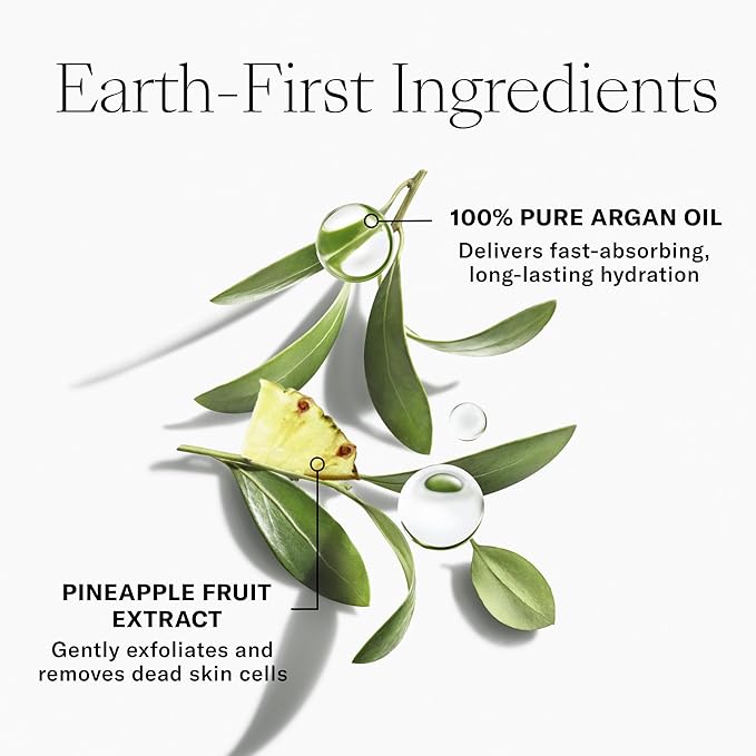 Josie Maran Argan Milk Body Serum - Nourishing Body Milk Enriched with Argan Oil to Deeply Hydrate Skin - Enriched with Pineapple Enzymes to Gently Exfoliate (13.4 Oz)