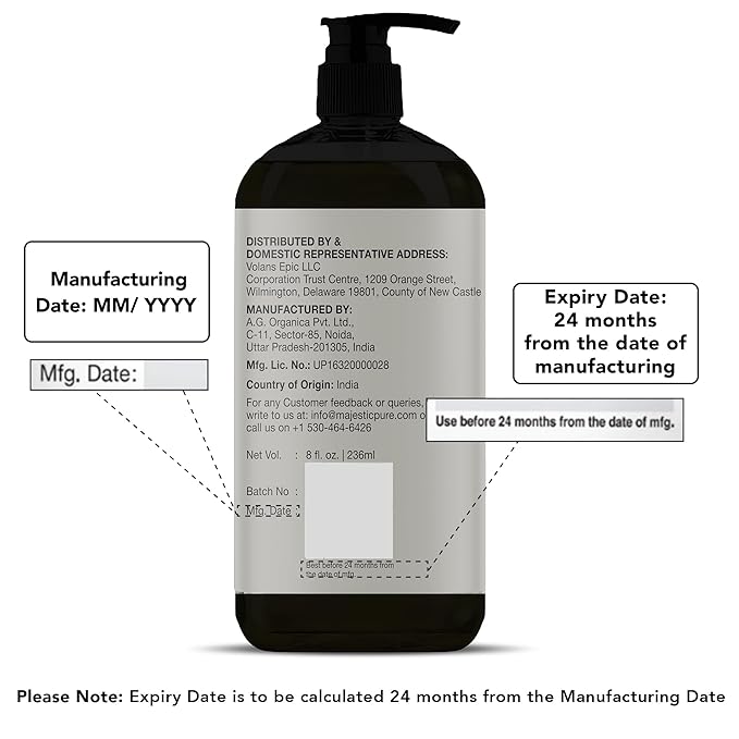 MAJESTIC PURE Rose Massage Oil - Hydrating, Calming, Warming, Relaxing & Rejuvenating Body Oil - Premium Grade, Made with Natural Oils - Skin Care for Men and Women - Made in USA - 8 fl oz