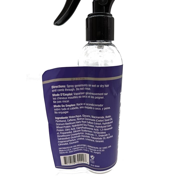 Difeel Biotin 3-PC Hair Growth Treatment Powerpack - Includes 12oz Hair Mask, 6oz Leave in Conditioning Spray & 2.5oz Root Stimulator