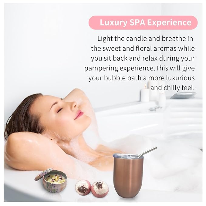 Spa Gift Baskets for Women,Luxury Self Care Gifts for Mom,Get Well Soon Gifts for Friend,Thank You Relaxing Box Gifts for Women 20th,30th,40th,50th,60th 70th 75th Birthday,Anniversary