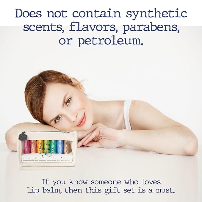 Savannah Bee Company Lip Balm - Lip Moisturizer for Chapped Lips - Hydrating Lip Balm with Pure Honey