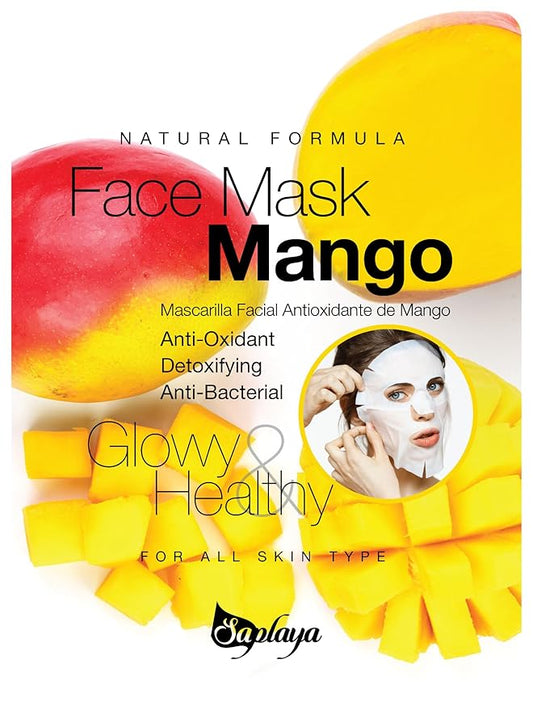 Face Masks 6 Pack Scented Facemask Sheets Skin Care Mask Single Scent K-Beauty Natural Formula