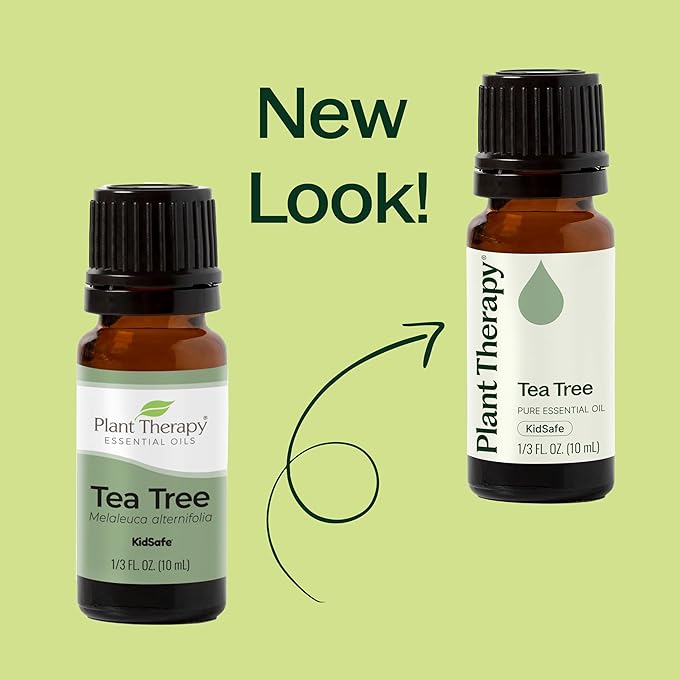 Plant Therapy Tea Tree Essential Oil 100% Pure, Undiluted, Natural Aromatherapy, Therapeutic Grade 10 mL (1/3 oz)