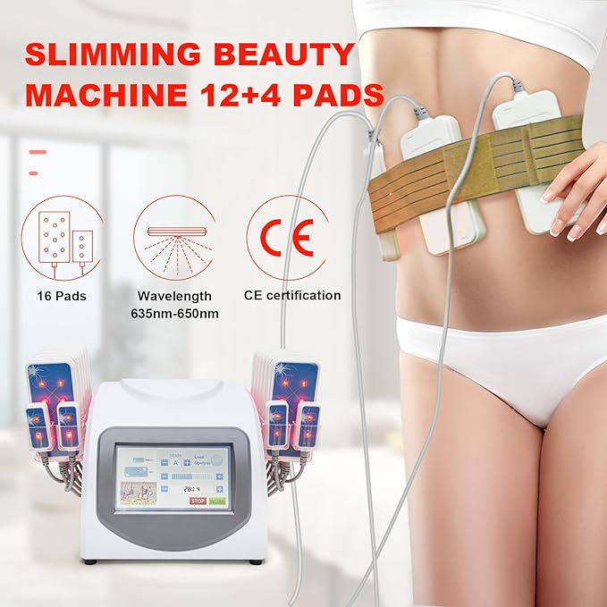 Body Shaper Weight Loss Slimming Beauty Machine 16 Pads Elitzia ETUU1601