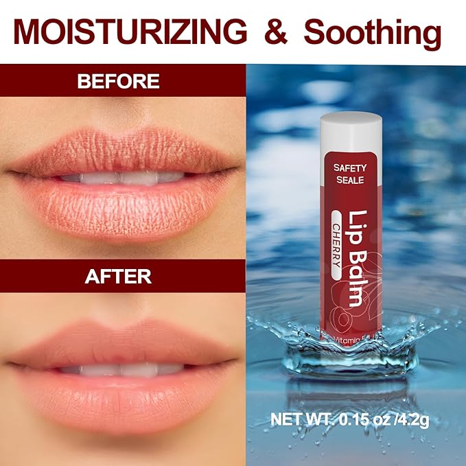 98 Pack Natural Lip Balm Bulk with Vitamin E and Coconut Oil - Moisturizing, Soothing, and Repairing Dry and cracked Lips, Mini Chap Stick Gifts for Kids Women Men - 14 Flavors - Non-GMO