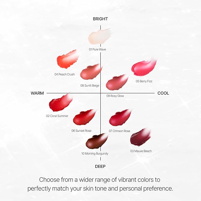 SUN-KISSED Plump Tinted Lip Balm, Lip Plumper, 70% Skincare Ingredients Providing Deep Hydration to Cracked & Chapped Lips, Lightweight Buildable High Gloss Finish, 04 Peach Crush