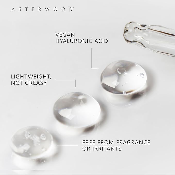 Asterwood Hyaluronic Acid Serum (8 oz) + Hyaluronic Acid Eye Serum