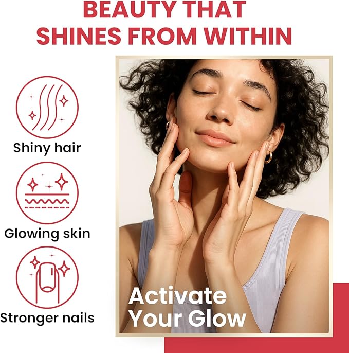 Venture Pal Biotin Gummies with Collagen & Keratin - Hair Growth Support Skin and Nail Strength Vitamins for Women & Men - Biotin 10000mcg | B-Complex | Saw Palmetto - Sugar Free, Non-GMO, 60ct