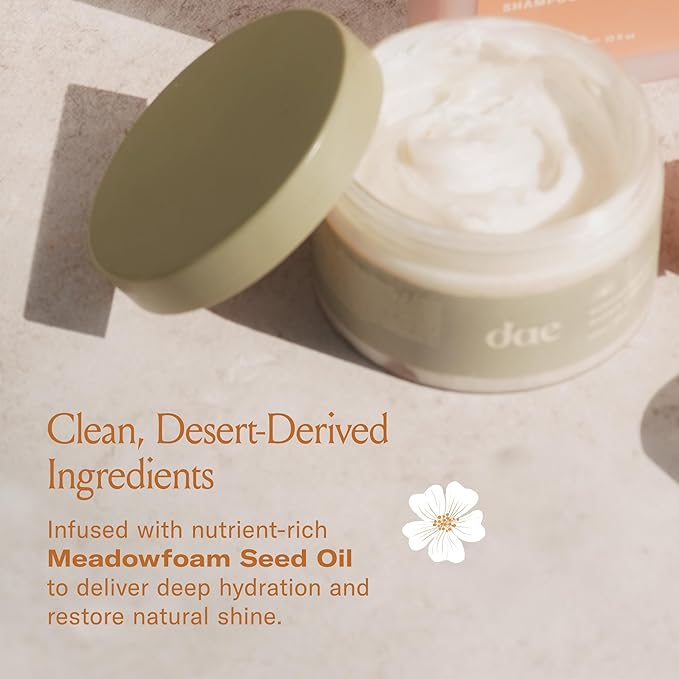 DAE Monsoon Moisture Mask - Intense Hydration, Leaves Hair Glossy & Smooth, Strengthens Elasticity, Helps Prevent Damage (8 oz)