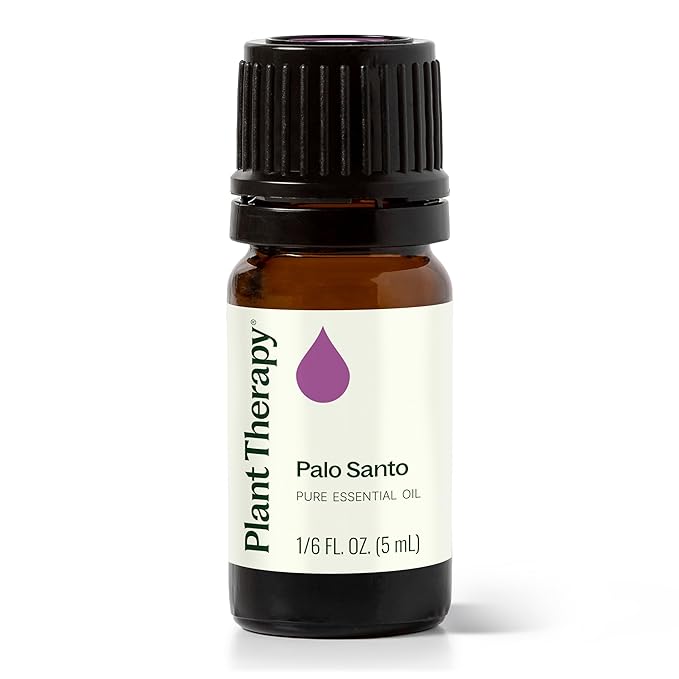 Plant Therapy Palo Santo Essential Oil 100% Pure, Undiluted, Natural Aromatherapy, Therapeutic Grade 5 mL (1/6 oz)