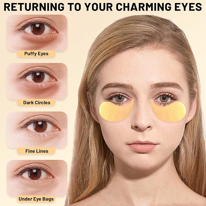 Snail Mucin Power Essence Set - Serum, Moisturizer & Eye Patch, Korean Skin Care for Hydrating, Dark Circles