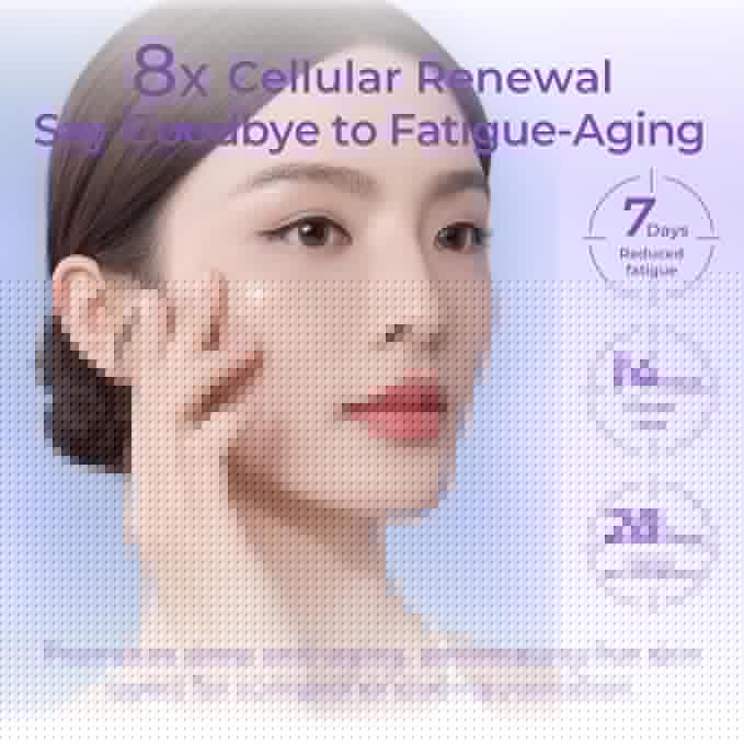 Advanced Repair Face Serum (35mL/1.18oz) - Anti Aging Hydrating Essence with Rose Extract & Hyaluronic Acid & Peptide for Renew Resurfacing, Visibly Hydrates & Plumps Skin