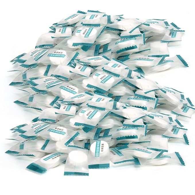 100PCS Cotton Dry Compressed Facial Mask Sheet, DIY Facial Skin Care Great for Home and Travel, Disposable Mask Paper, Individually Packaged Like Candy