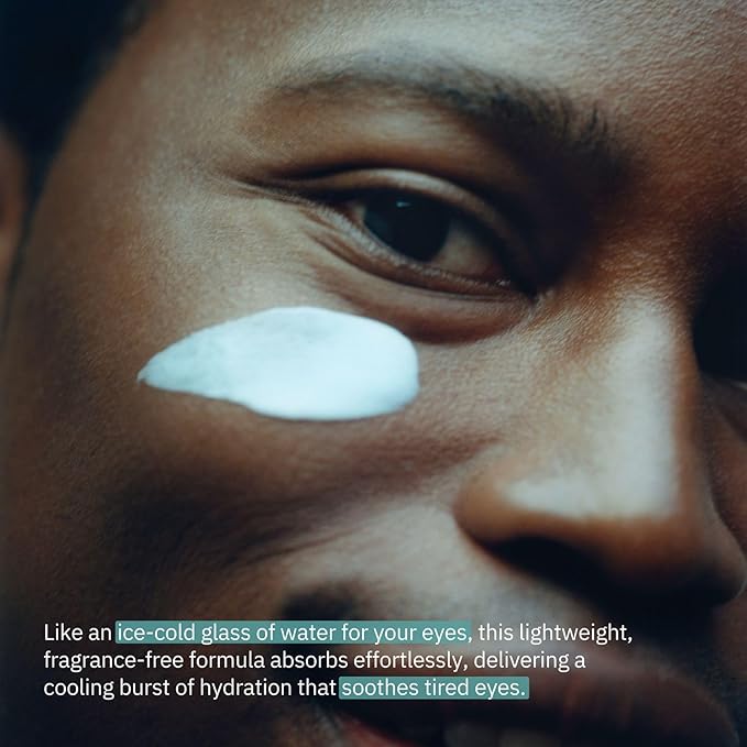 Chaddy Silky Eye Serum | Hydrating Under-Eye Cream for Dark Circles, Fine Lines, Wrinkles, Puffiness, and Bags – Fragrance-Free Formula with Caffeine, Niacinamide, Peptides, and Antioxidants – 15ml