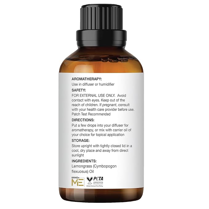 Majestic Pure Lemongrass Essential Oil - 100% Pure Lemongrass Oil for Aromatherapy, Massage & Topical Uses, Perfect for Diffuser & Essential Oil Diffuser - 0.33 fl. oz