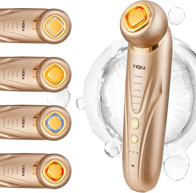 Microcurrent Facial Device,Radio Frequency Skin Tightening Face Machine Treatment of Facial Wrinkles and mild to Moderate inflammatory
