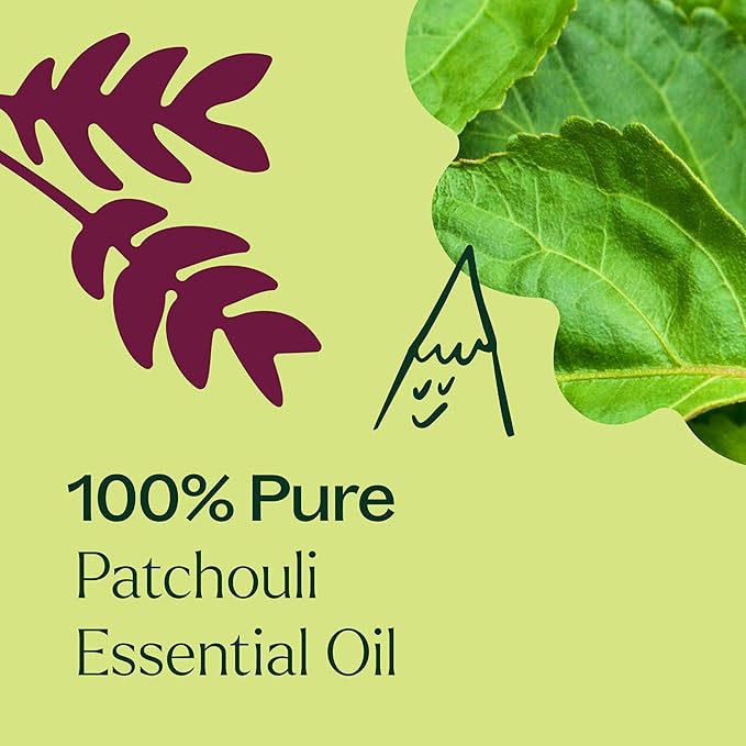Plant Therapy Patchouli Essential Oil 100% Pure, Undiluted, Natural Aromatherapy, Therapeutic Grade 10 mL (1/3 oz)