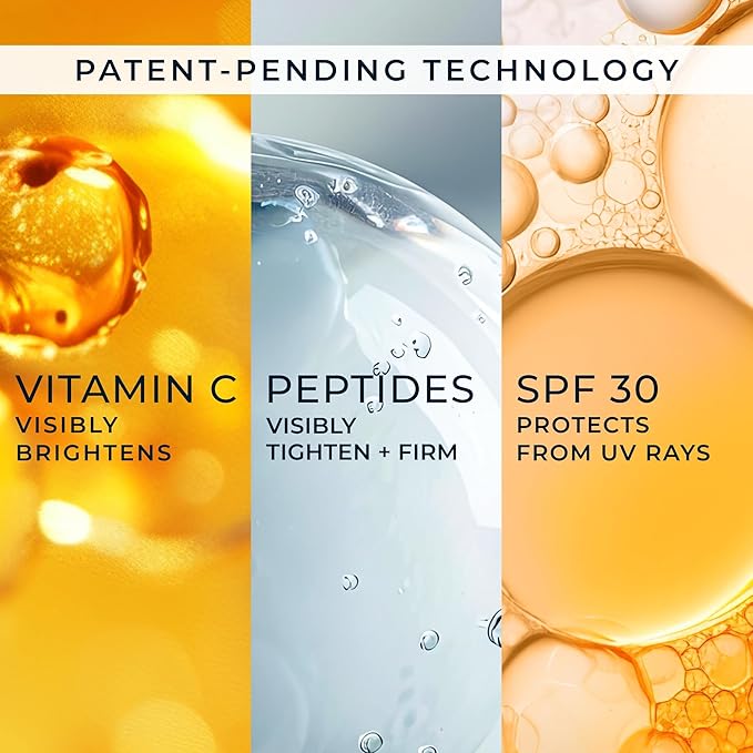 RoC Multi Correxion Revive + Glow Vitamin C Broad Spectrum SPF 30 Moisturizer (1.7 oz) with Retinol Eye Cream Packette