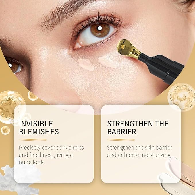Luminous Eye Corrector,Luminous Eye Corrector Spf 41,Under Eye Color Corrector for Dark Circles,Peach Color Corrector, Anti-Aging Tinted Eye Cream (1pcs-Natural)