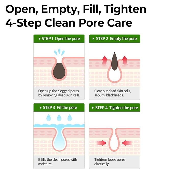 SOME BY MI Super Matcha Pore Clean Clay Mask - 3.52Oz, 100g - Made from Match Water for Sensitive Skin - Skin Moisturizing Effect with Sebum and Pore Care - Korean Skin Care